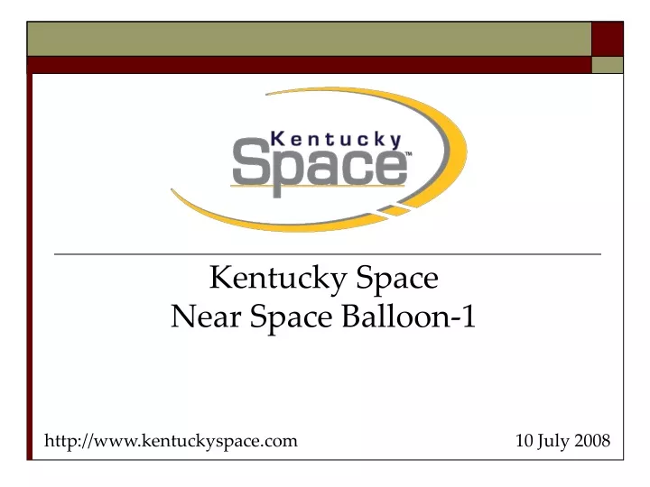 kentucky space near space balloon 1