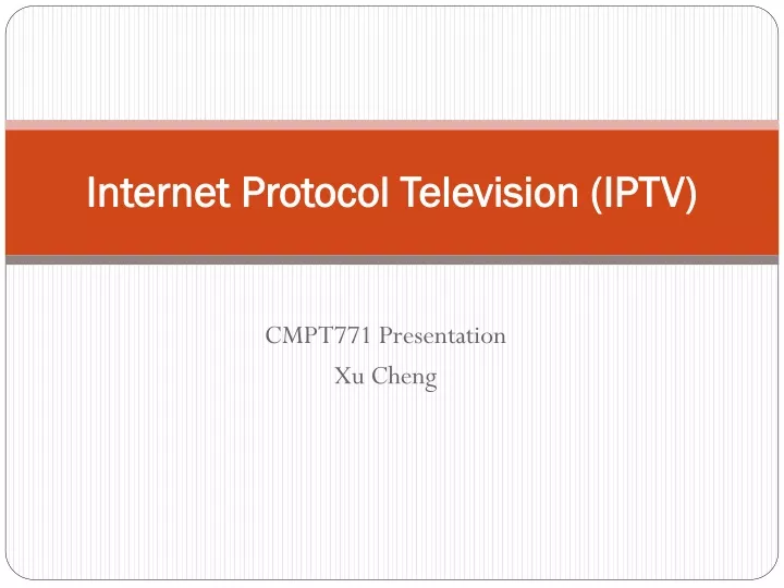 internet protocol television iptv