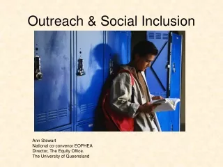 Outreach &amp; Social Inclusion