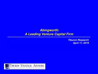 Abingworth: A Leading Venture Capital Firm