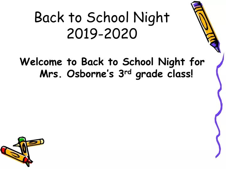 back to school night 2019 2020