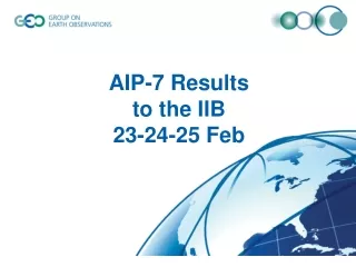 AIP-7 Results to the IIB 23-24-25 Feb