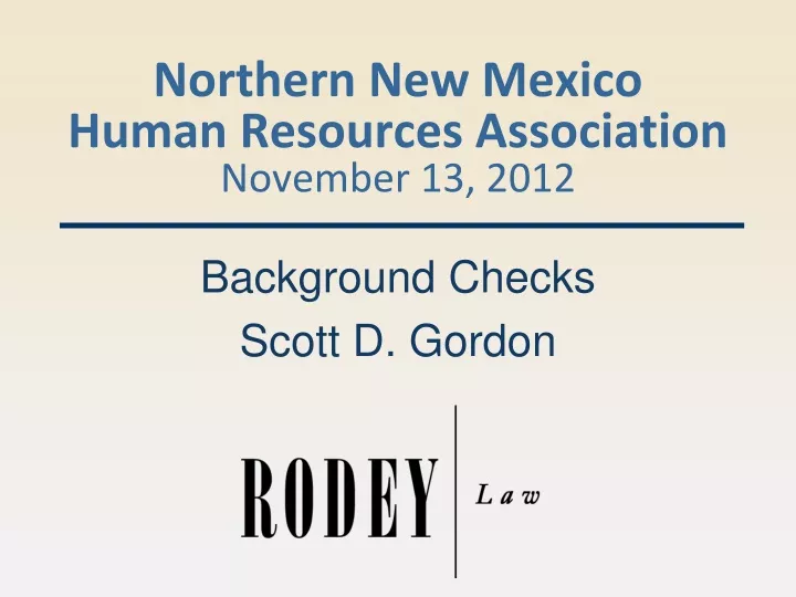 northern new mexico human resources association november 13 2012