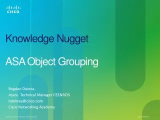 Knowledge Nugget ASA Object Grouping