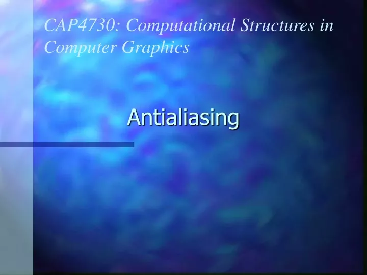 antialiasing