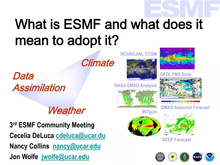 what is esmf and what does it mean to adopt it