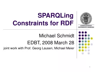 SPARQLing Constraints for RDF