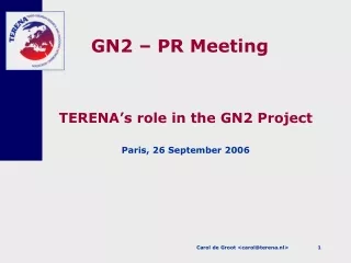 GN2 – PR Meeting