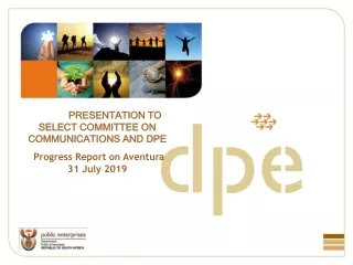 PRESENTATION TO SELECT COMMITTEE ON COMMUNICATIONS AND DPE  Progress Report on Aventura