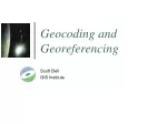 Geocoding and  Georeferencing - slide 1
