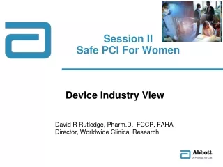Session II Safe PCI For Women