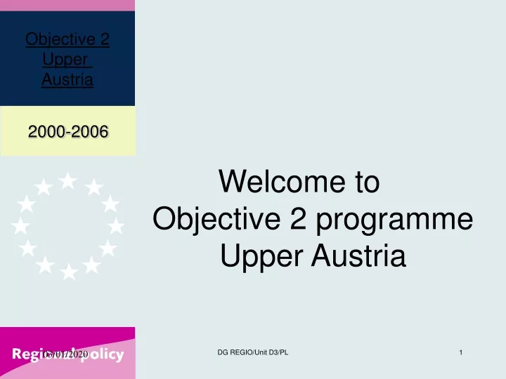 objective 2 upper austria