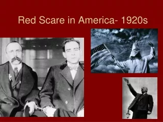 Red Scare in America- 1920s