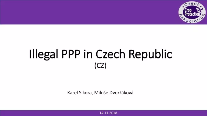 illegal ppp in czech republic cz