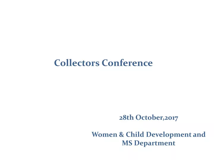 collectors conference