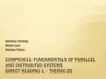 COMP60611: Fundamentals of Parallel and Distributed Systems Direct Reading 1 – Therac-25 - slide 1