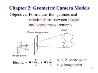Chapter 2: Geometric Camera Models