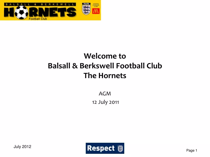 welcome to balsall berkswell football club the hornets