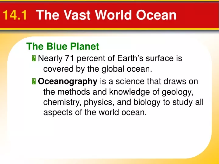 14 1 the vast world ocean