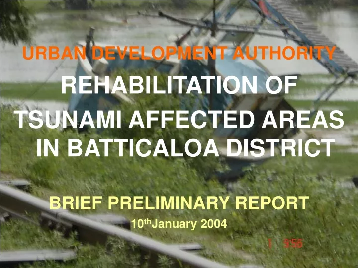 urban development authority rehabilitation