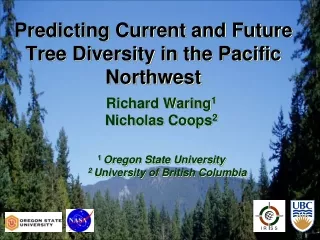 Predicting Current and Future Tree Diversity in the Pacific Northwest