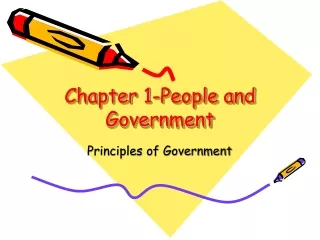 Chapter 1-People and Government