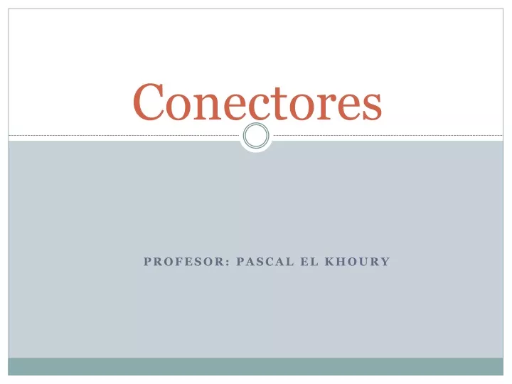 conectores