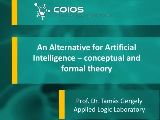 An Alternative for Artificial Intelligence – conceptual and formal theory