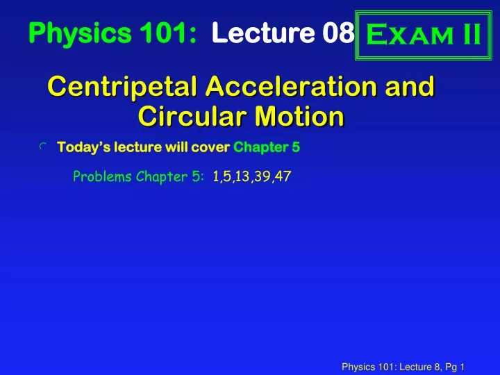 centripetal acceleration and circular motion