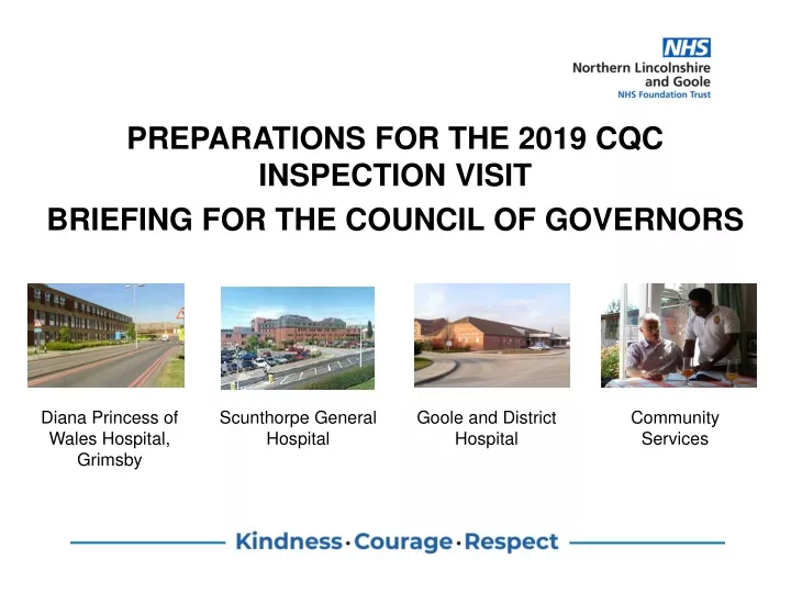 preparations for the 2019 cqc inspection visit