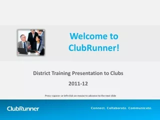 Welcome to ClubRunner!