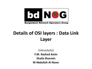 Details of OSI layers : Data Link Layer