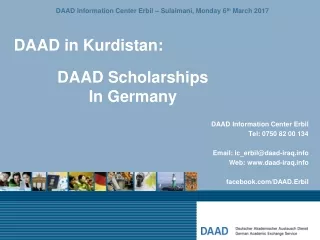 DAAD in Kurdistan: