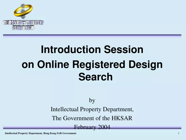 introduction session on online registered design