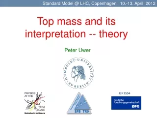 Top mass and its interpretation -- theory