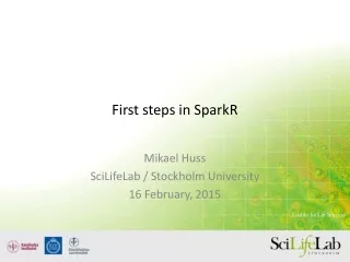 First steps in SparkR