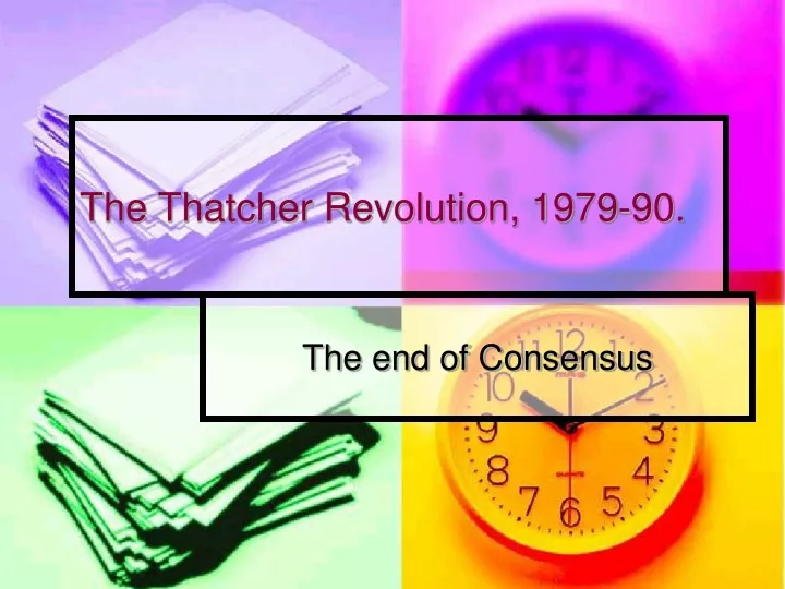 the thatcher revolution 1979 90