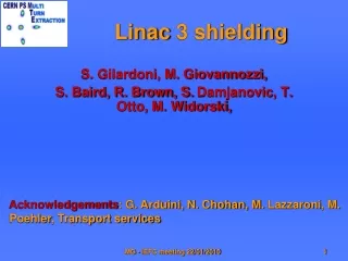 Linac  3 shielding