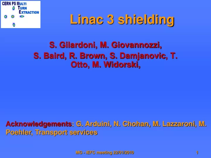 linac 3 shielding