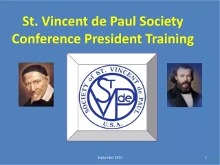 St. Vincent de Paul Society Conference President Training