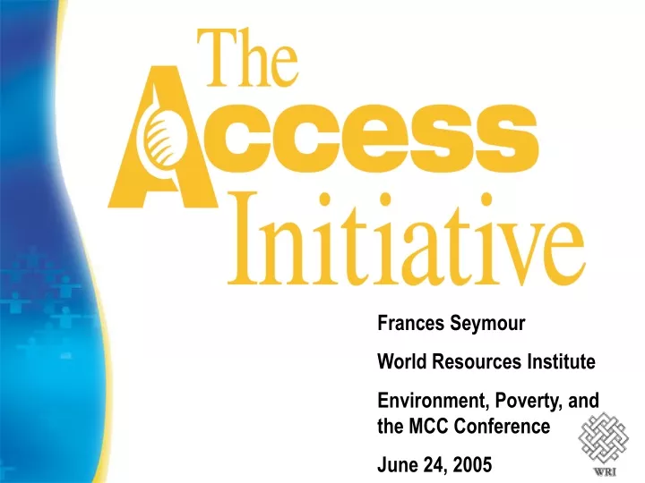 frances seymour world resources institute
