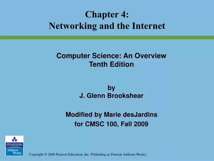 chapter 4 networking and the internet
