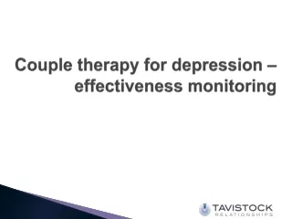 Couple therapy for depression –effectiveness monitoring