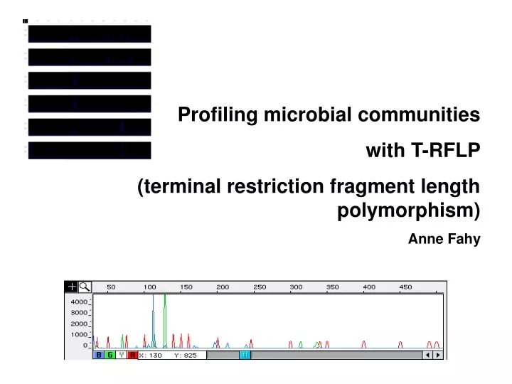 profiling microbial communities with t rflp