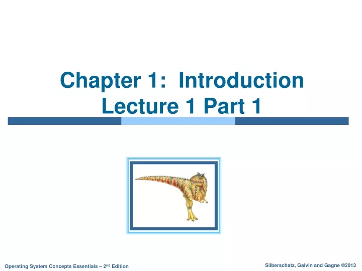 chapter 1 introduction lecture 1 part 1