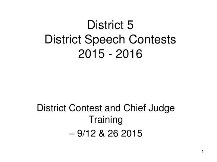 district 5 district speech contests 2015 2016