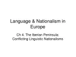 Language &amp; Nationalism in Europe - slide 1