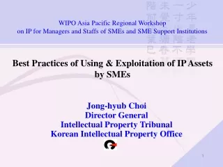WIPO Asia Pacific Regional Workshop