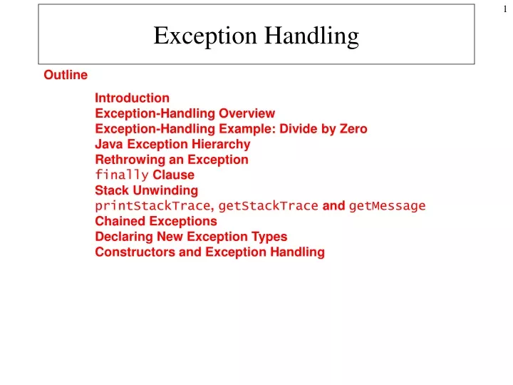 Error Handling and Exceptions - ppt download