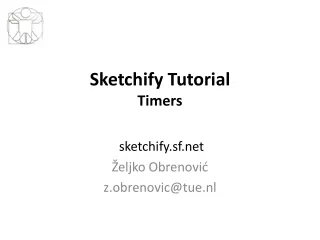 Sketchify Tutorial Timers